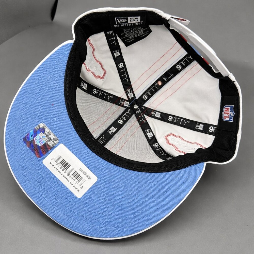 New Era Houston Oilers Historic Throwback Helmet 9FIFTY 950 Snapback Hat Cap NEW - Picture 3 of 4